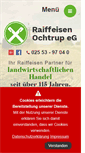 Mobile Screenshot of ochtrup.raiffeisen.de